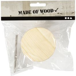 Porte-manteau rond, P: 7 cm, profondeur 4.5 cm - 1 pc