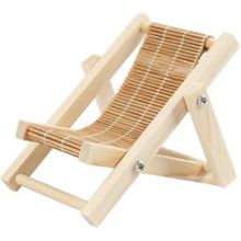 Chaise longue en Bois, L: 9,5 cm, L: 7,5 cm- 1 pc