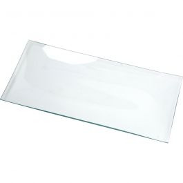 Plat en verre, taille 27x13 cm -12 pcs