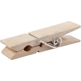 Cheville en bois, L: 7.2 cm, L: 2 cm - 10 pcs