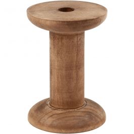 Bobine en Bois, H: 70 mm, P: 20+48 mm, trou taille 10 mm - 10 pcs