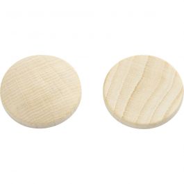 Boutons en Bois, P: 25 mm, épaisseur 5 mm - 150 pcs