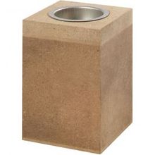 Bougeoir, 70x70x100 mm MDF - 1 pc