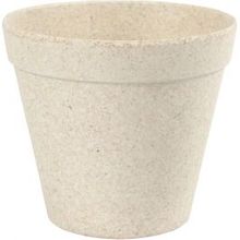 Pot de fleurs en fibre de Bambou, 110x100mm - 1 pc