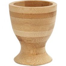 Coquetier en Bambou, 60x48mm - 1 pc