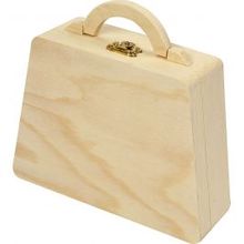 Sacs à main en Bois, 175(125)x135mm, épaisseur 55mm, taille intérieure 118x120 - 1 pc