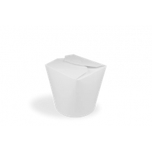 Boîte de nouilles Wok Carton 94x97mm 26oz 750ml Blanc - 500 pcs