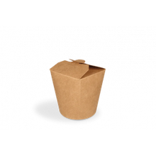 Boîte de nouilles Wok 80x86mm 16oz 400ml kraft - 500 pcs