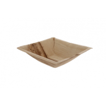 Récipient Feuille de Palmier 160x160x45mm BIO - 100 pcs