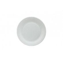 Assiette en carton Ø180mm blanc - 1.000 pcs
