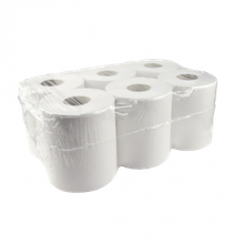 Rouleau d’essuie-mains Midi 1 couche 300 mètres recyclé - 6 pcs