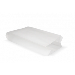 Sachet à Snacks Papier perforé - 1 pond 140x80x320mm Blanc 45gr - 1.300 pcs