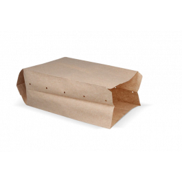 Sachet à Snacks Papier perforé - 2 pond 160x100x310mm kraft 50gr - 1.000 pcs