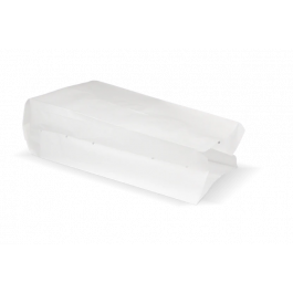 Sachet à Snacks Papier perforé - 3 pond 160x100x360mm Blanc 45gr - 1.000 pcs