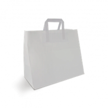 Sac en Papier 320x170x270mm Blanc - 250 pcs