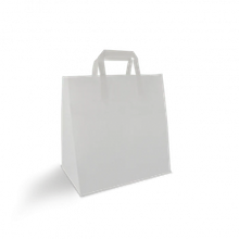 Sac en Papier 260x170x270mm Blanc - 250 pcs