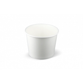 Gobelet à crème glacée Carton 360ml Ø106mm 12oz Blanc - 1.000 pcs