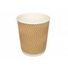 Tasse à Café 230cc 8oz Ø80mm kraft ondulé - 500 pcs