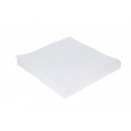 Serviette de table Paper Airlaid 1/4 plié 400x400mm Blanc - 1.000 pcs