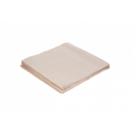 Serviette de table 1 couche Paper 1/4 plié 330x330mm kraft - 4.000 pcs