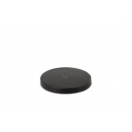 Couvercle Carton pour Gobelet à crème glacée et milkshake plat avec croix Ø90mm Noir - 1.000 pcs