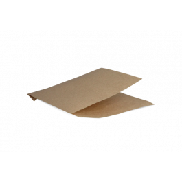 Sachet à hamburger 160x160mm kraft imperméable à la graisse paper - 2.000 pcs