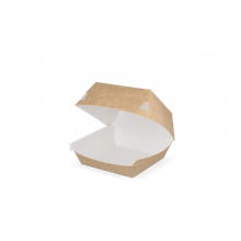 Boîte à Hamburger 90x70x90mm kraft/blanc - 400 pcs