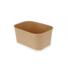 Récipient en carton 121x75x173mm 1000ml Kraft - 300 pcs