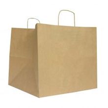 Sac à Pizza Marron, 33+33x33cm - 100 pcs