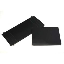 Petite Boite en Carton noir mat 137x25x191mm - 25 pièces