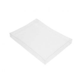 Couvercle pliant à transparence cristalline 13,8 x 1,6 x 19,2cm (25 Pièces) [BT1]