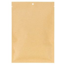 Sachet en papier Kraft Eco Thermoscellable, 85x105mm - 100 pcs