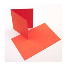 Carte "Basis" Orange, 124x178mm - 50 pcs