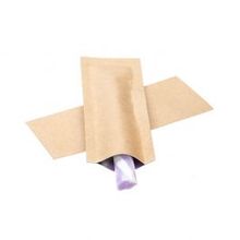 Sac Kraft à usage unique et avec sécurité aux enfants, 4 x 10 cm - 100 pcs