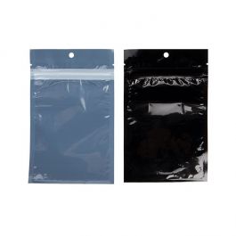 Eco-Friendly Grip Seal Bags Black 9.2x12.7 cm (100 pieces) [HZBBE4B]