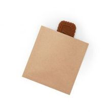 Sac Kraft à usage unique et avec sécurité aux enfants, 8 x 9,5 cm - 100 pcs