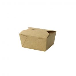 Take-Away Cardboard Boxes brown 600 ml  (450 pieces) [GB-DFC01603]