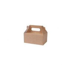 Boîte à pâtisseries 11x9x18 cm - marron - 150 pièces