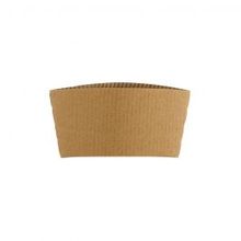Manchons de carton pour gobelets en papier de 300 / 400 ml, marron - 1000 pièces