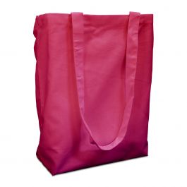 Cotton carrier bags 38x42cm with handle pink 38x42cm (250 pcs.) [FP-DKE011]