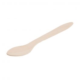 Cuillères en bois 18 cm bio-couchées - 1000 pièces