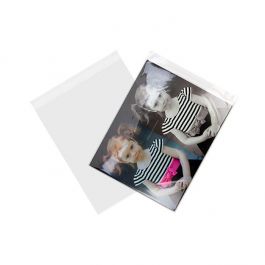 Sac transparent Eco en bioplastique, 420x515mm - 100 pcs