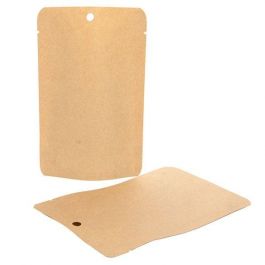 Doypack Compostable Kraft, 57 gr 102x60x152mm - 100 pcs