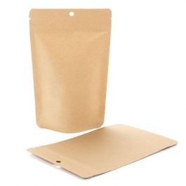 Doypack Compostable Kraft, 113 gr 130x79x206mm - 100 pcs