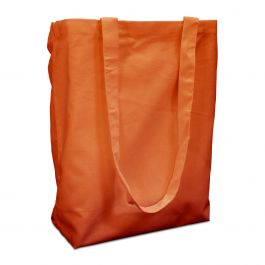 Cotton carrier bags 38x42cm with handle orange 38x42cm (250 pcs.) [FP-DKE023]