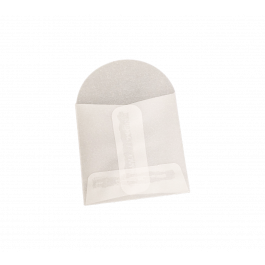Enveloppes semi-transparentes 50x50mm - 100 pièces