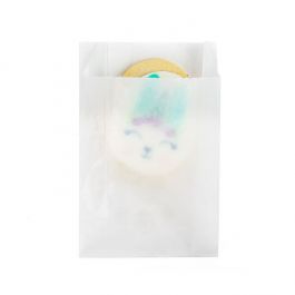 Sachet papier cristal à soufflets, 8,3x2,5x12,1cm - 100 pcs