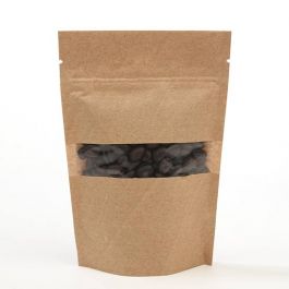 Doypack kraft 102x60x152 mm (57 g) - 100 pièces