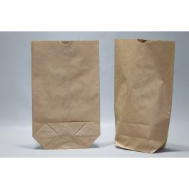 Sac en papier Kraft avec fond croisé, 225x370mm - 100 pcs