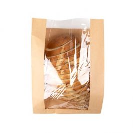 Kraft Bags 26x10,2x35,6 cm With Side Gussed (100 pieces) [KBB5]